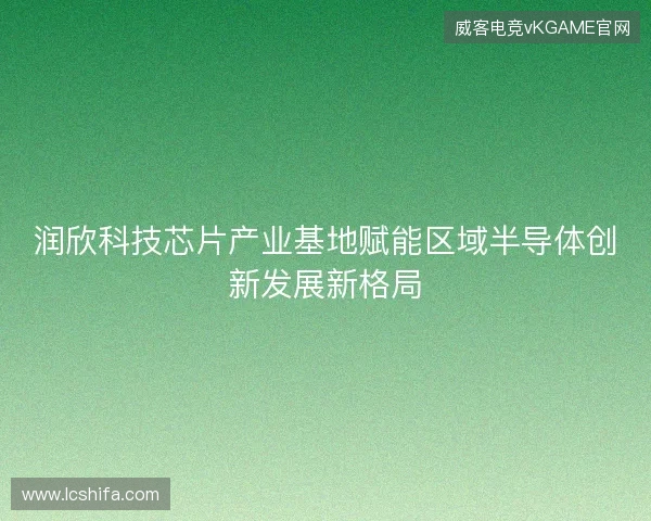 润欣科技芯片产业基地赋能区域半导体创新发展新格局